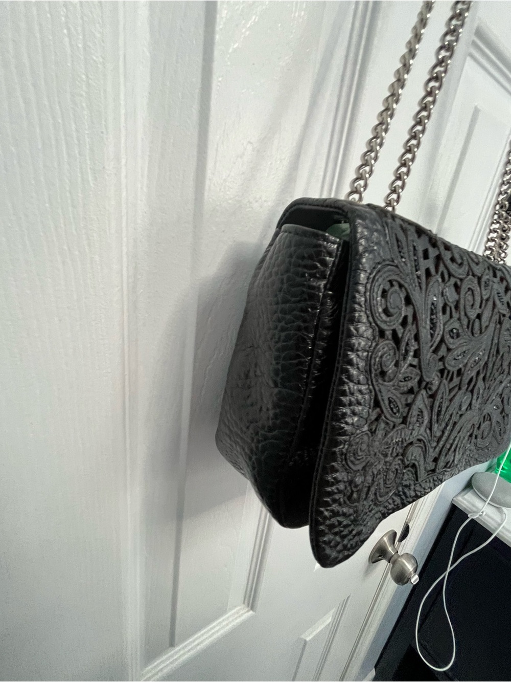 BRIGHTON MASTERPIECE COLL CATCH THE MOON LUNA CROSSBODY SHOULDER BAG BLACK - Picture 8 of 16